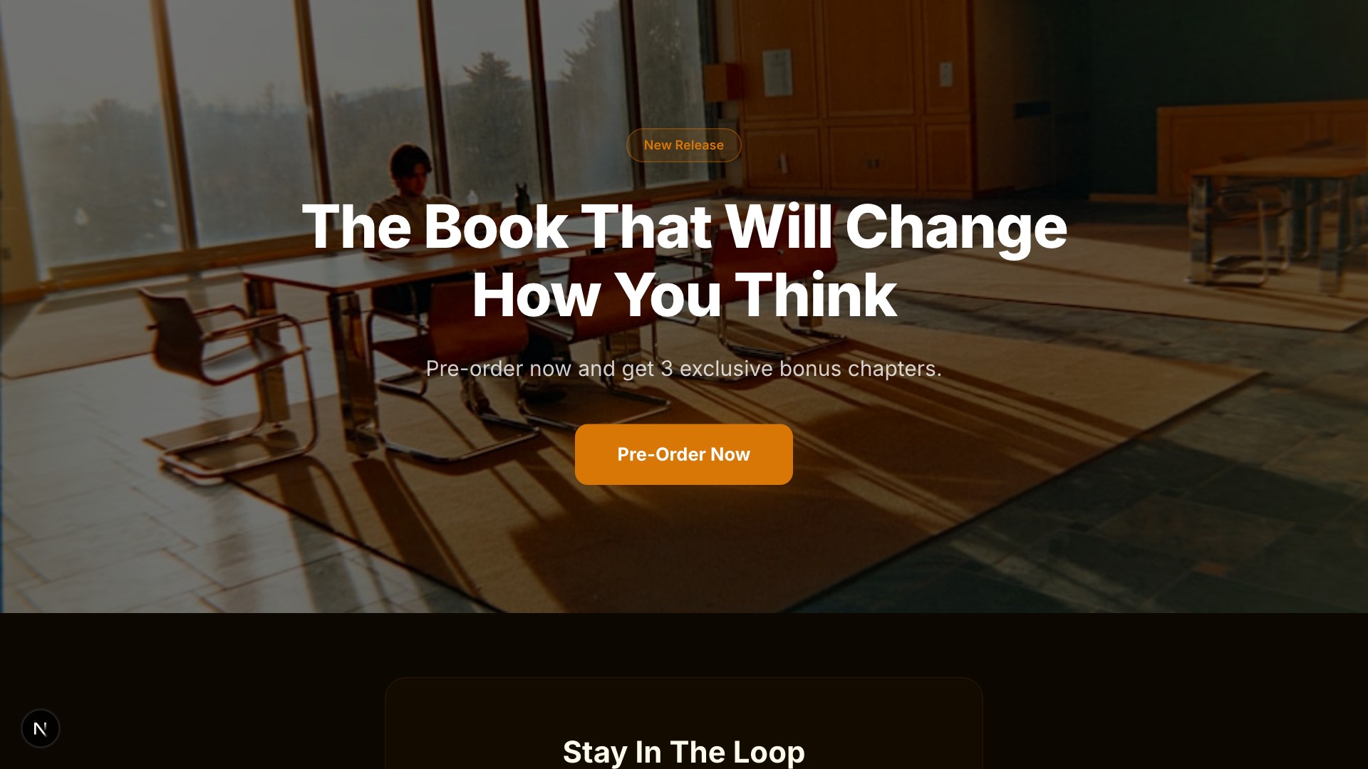 Chapter — Book Launch template preview
