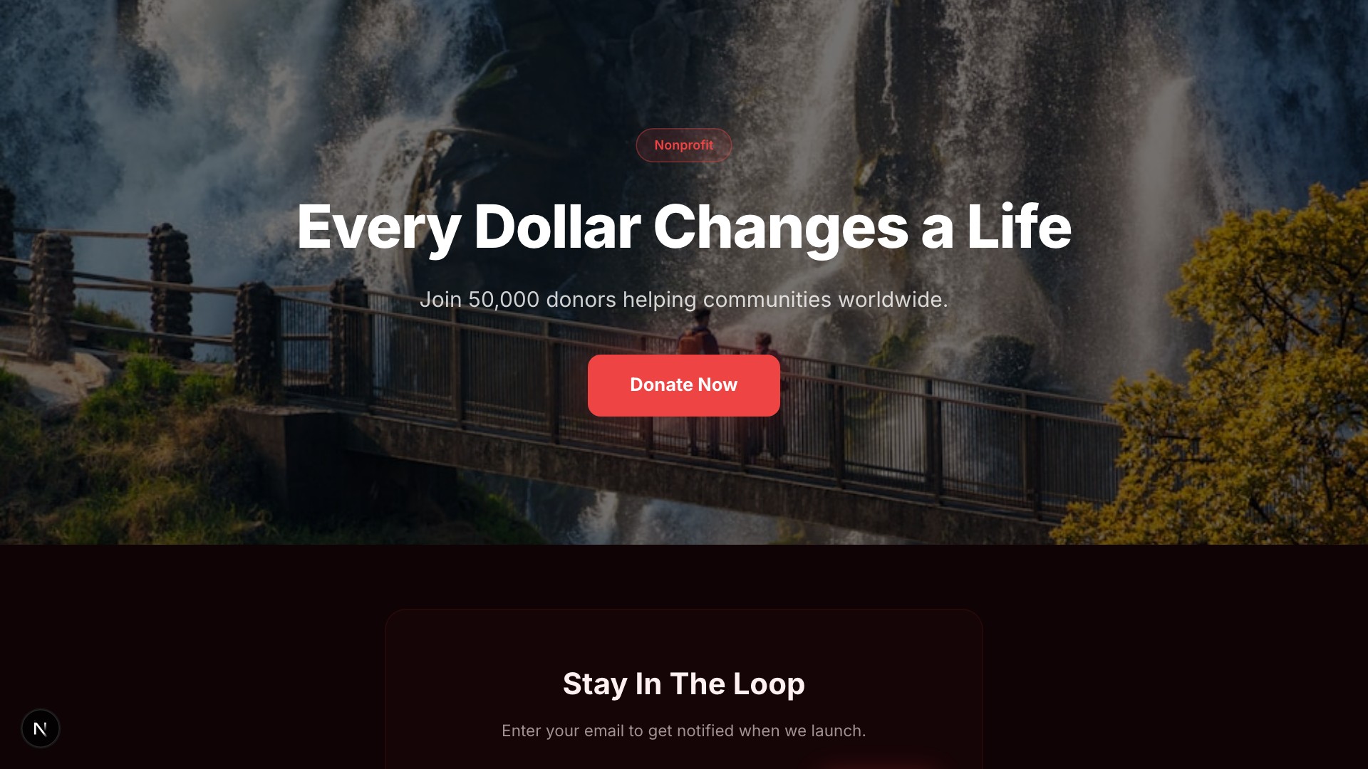 Hope — Nonprofit / Charity template preview