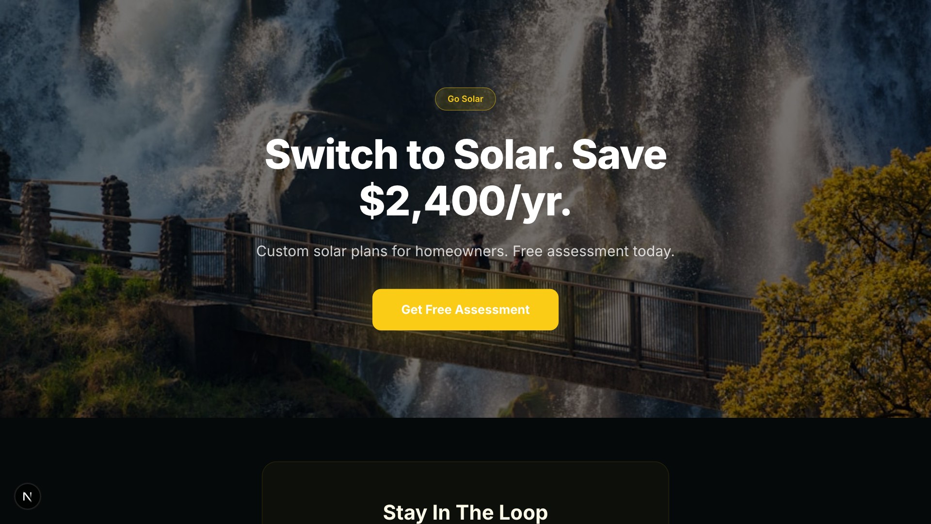 Clear — Clean Energy template preview