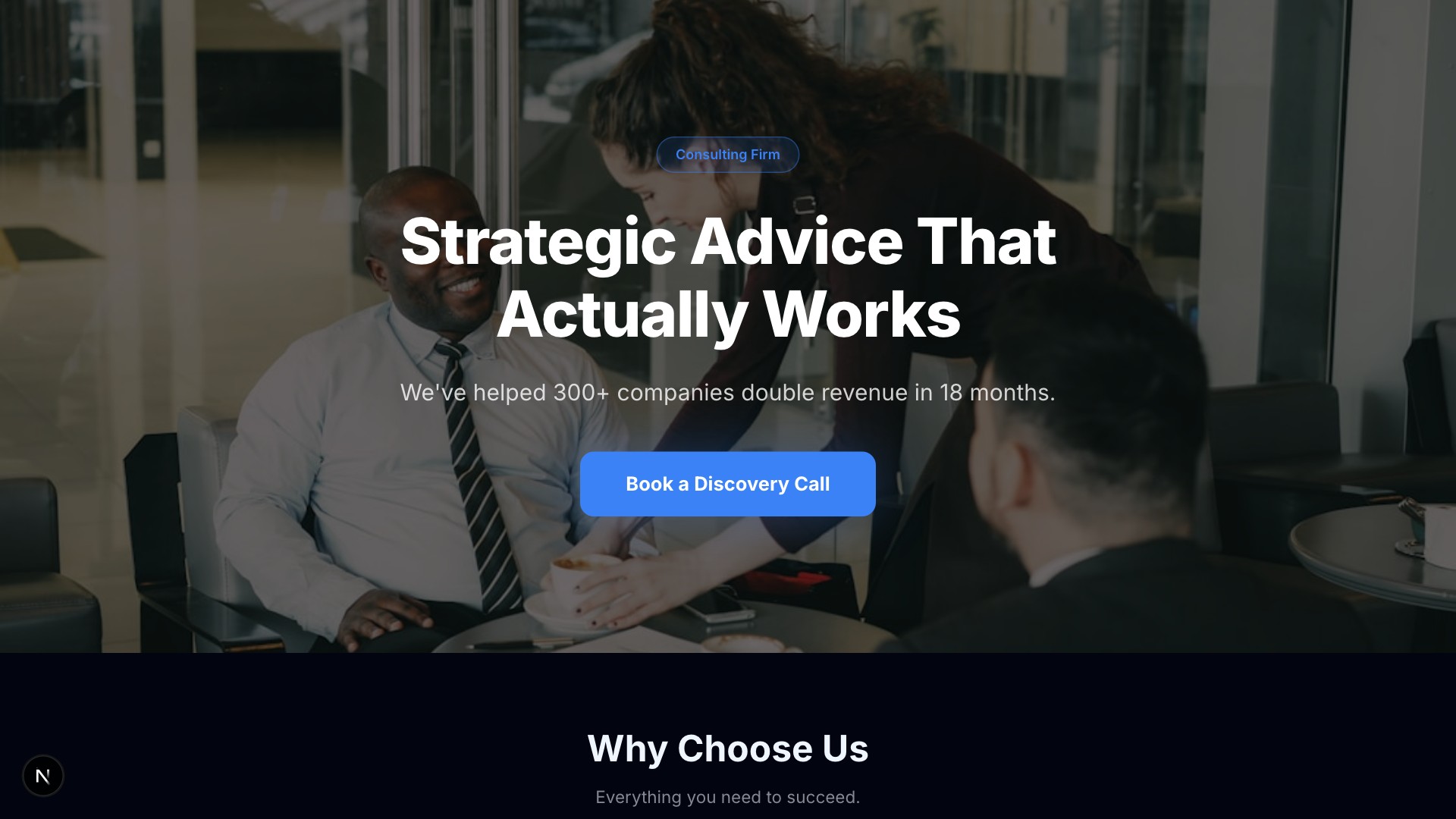 Counsel — Business Consulting template preview