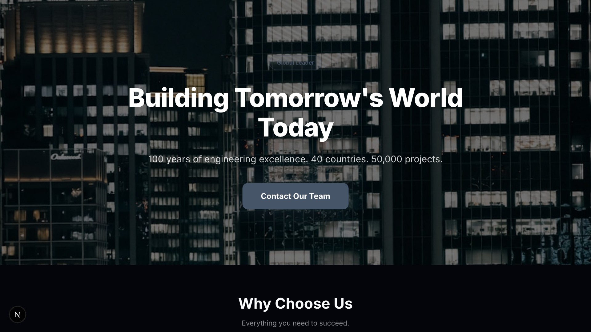 Apex — Corporate Headquarters template preview