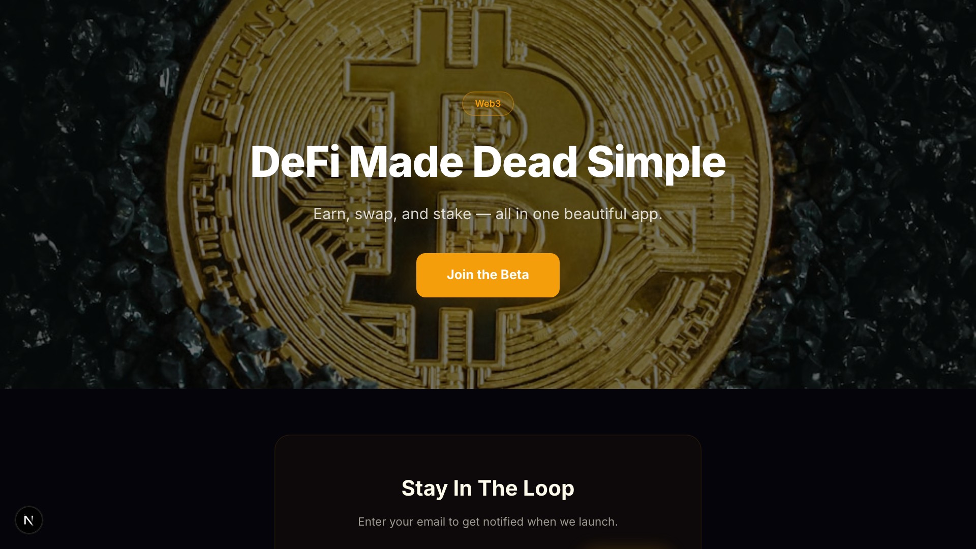 Ledger — Crypto Platform template preview