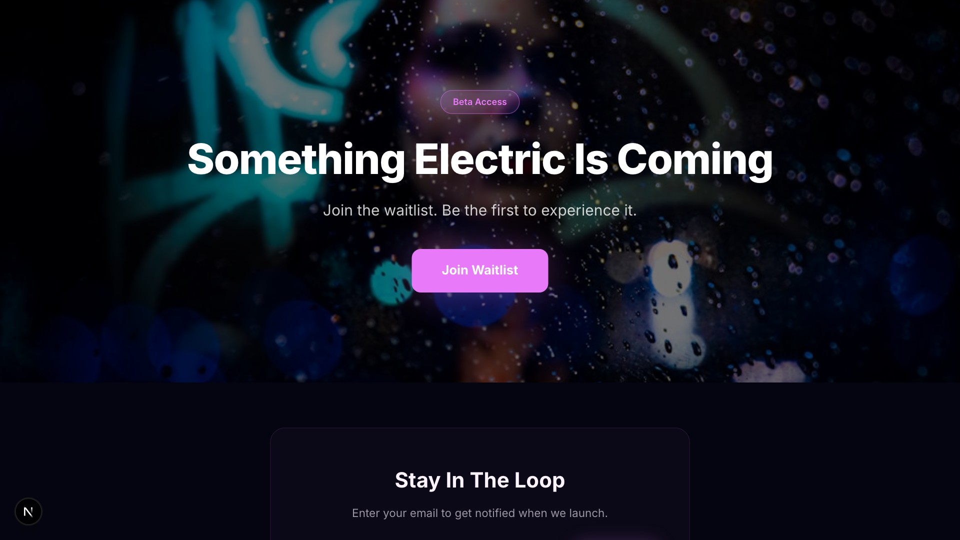 Neon — Coming Soon template preview