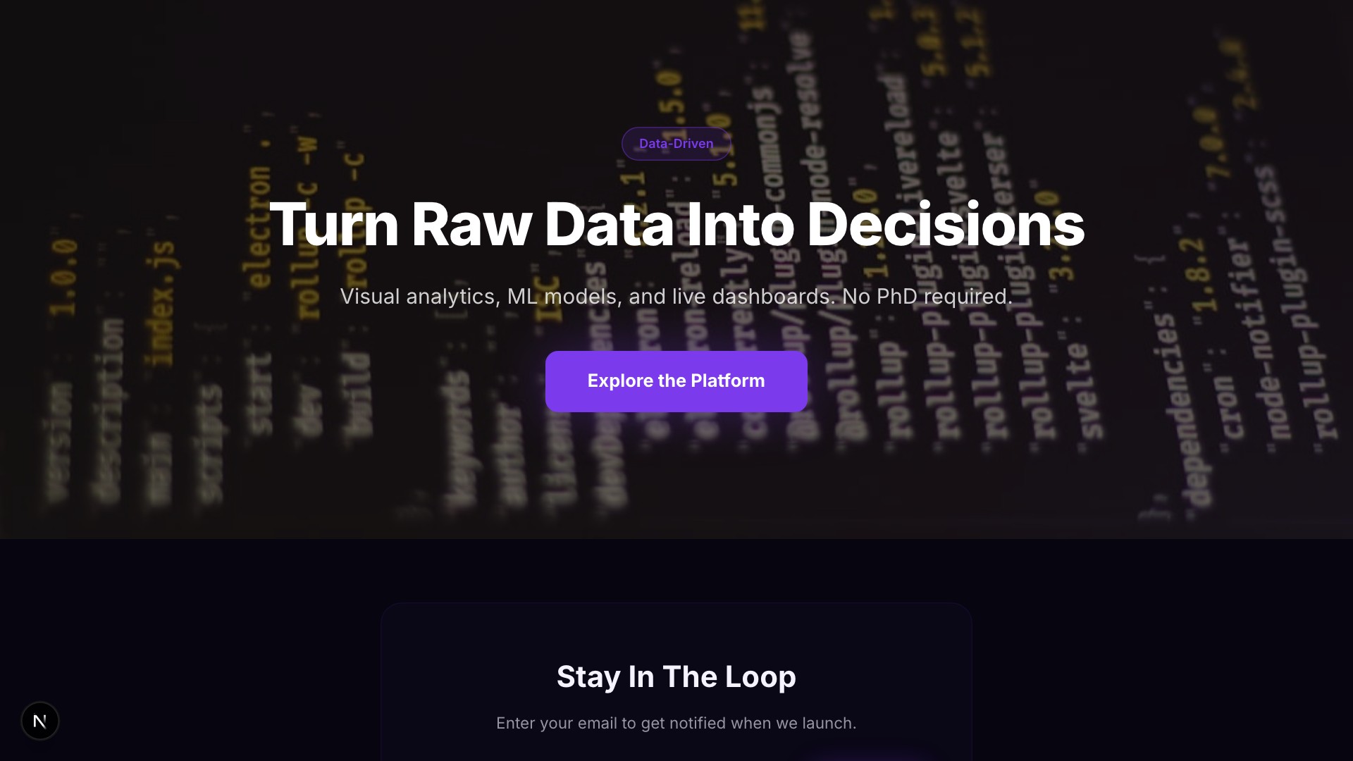 Insight — Data Platform template preview