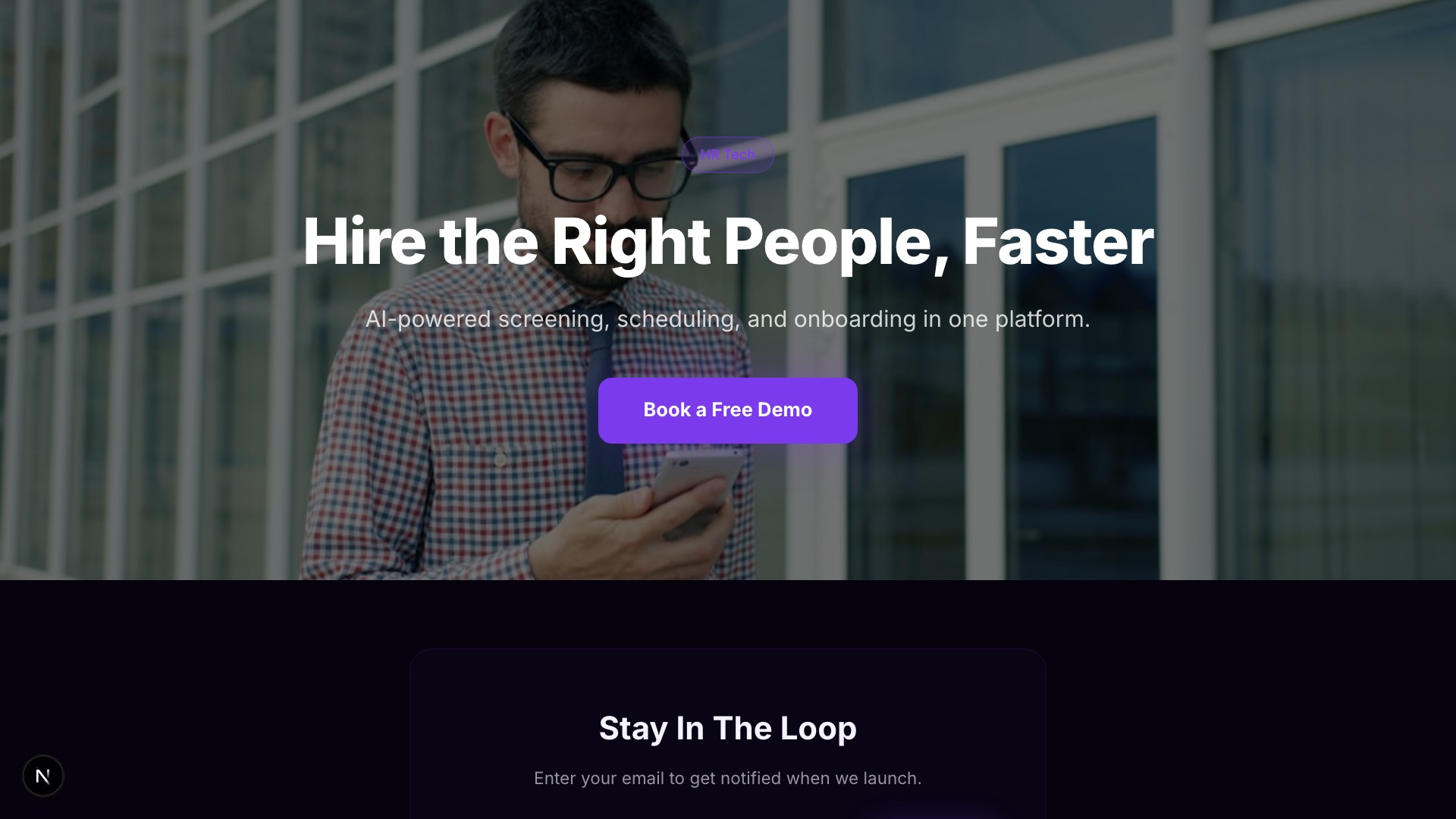 Hire — HR & Recruiting Tool template preview