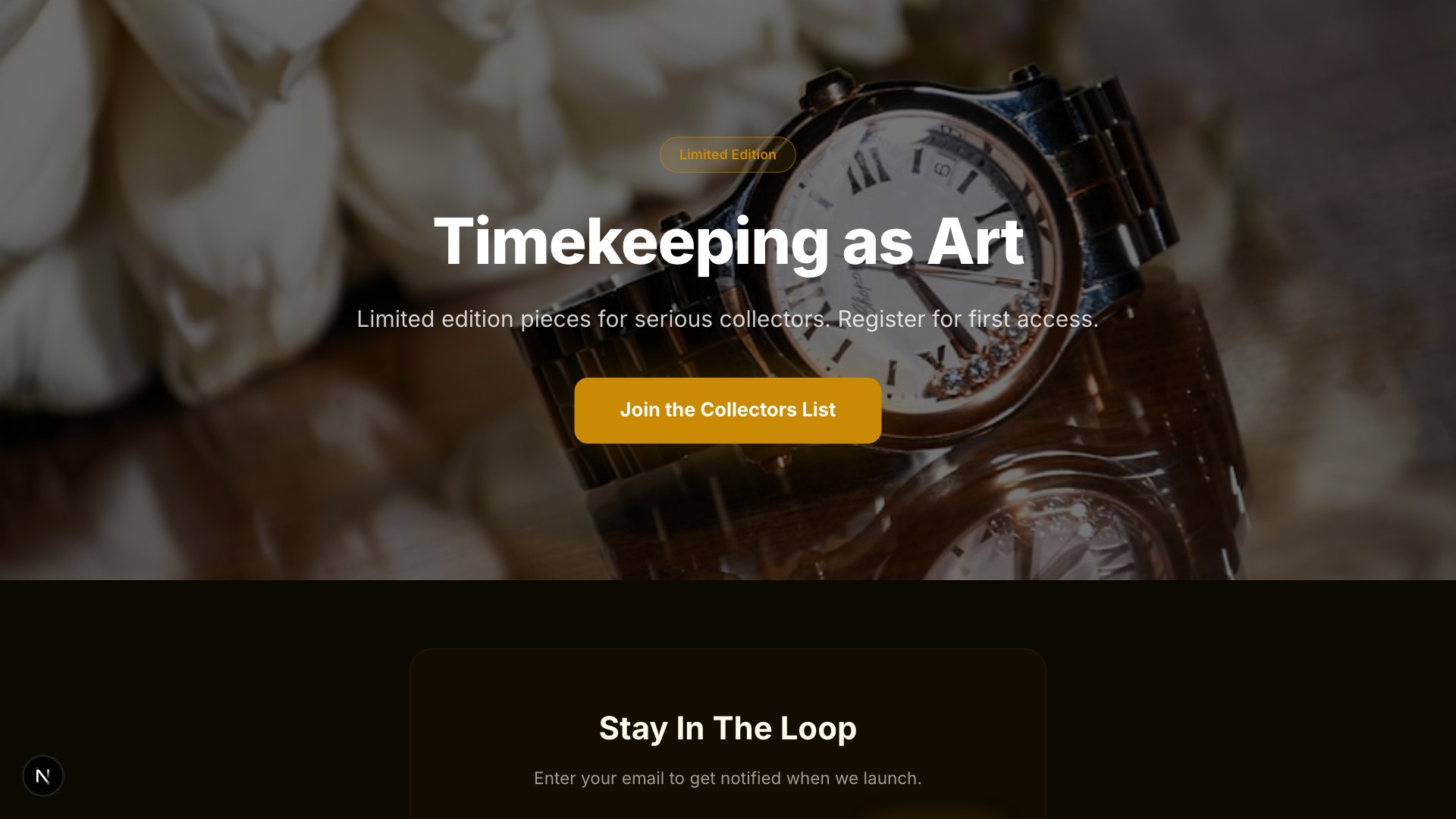 Chronos — Luxury Watches template preview