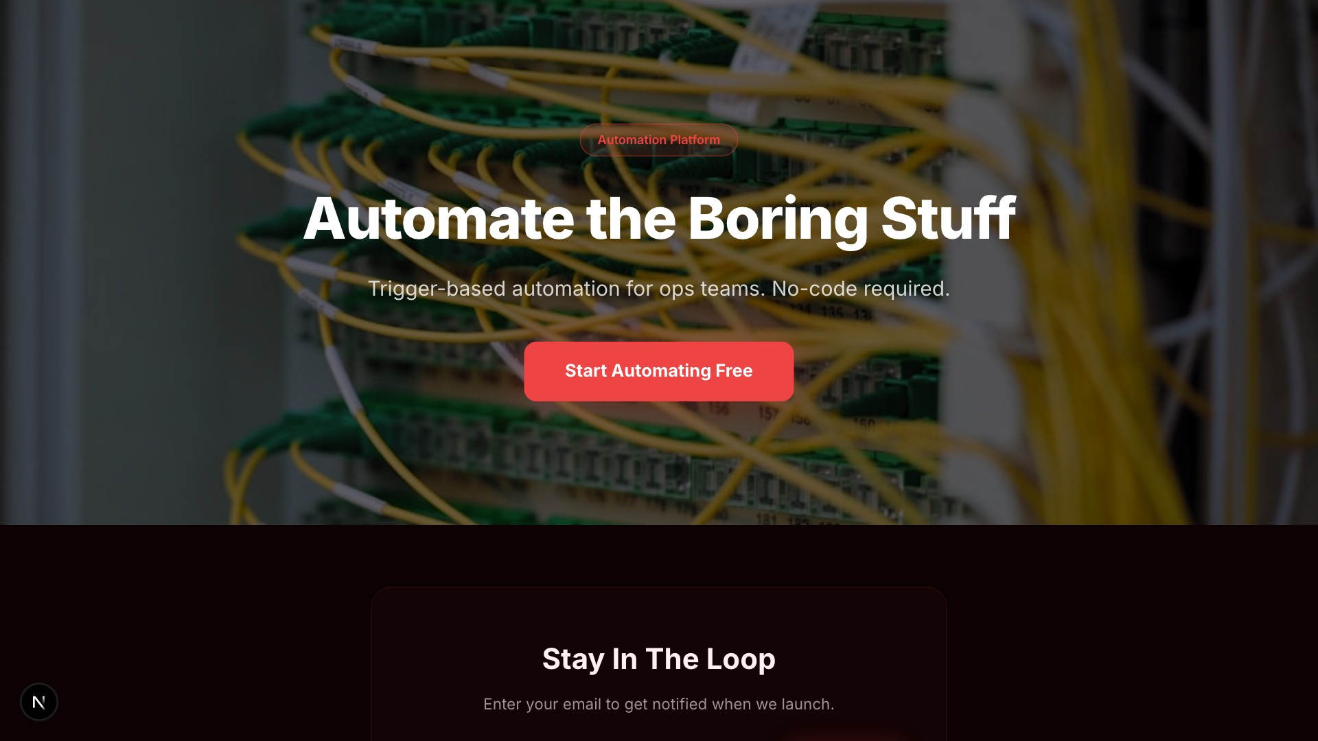 Ember — Ops Automation template preview